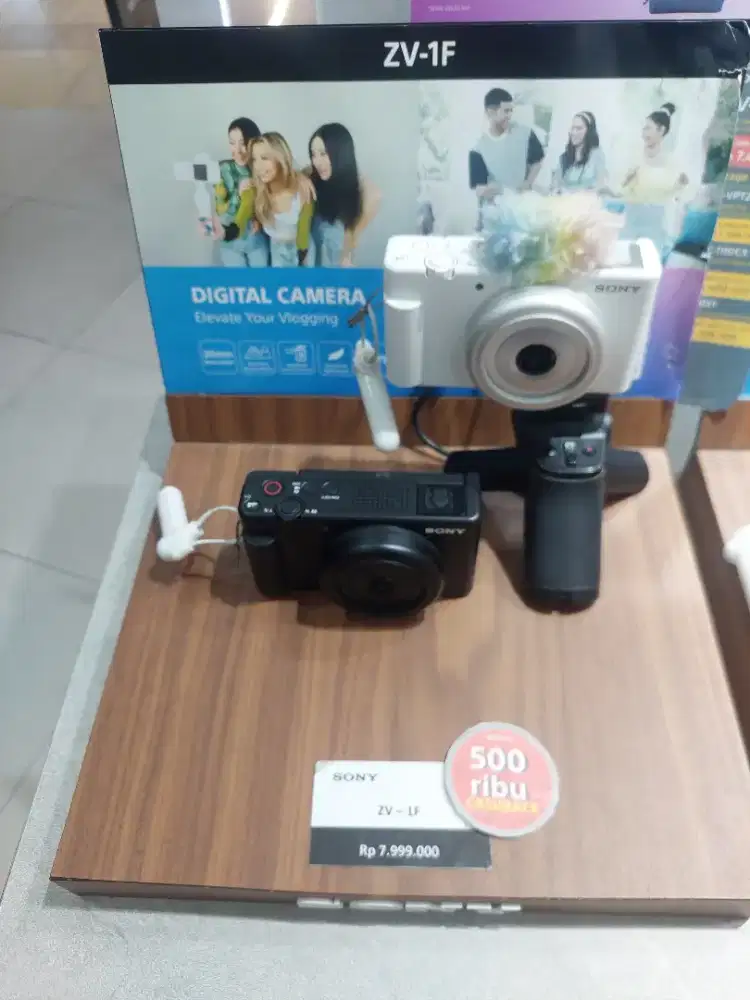 KAMERA SONY ZV - 1F PROMO KREDIT BUNGA RINGAN & FREE 1X ANGSURAN