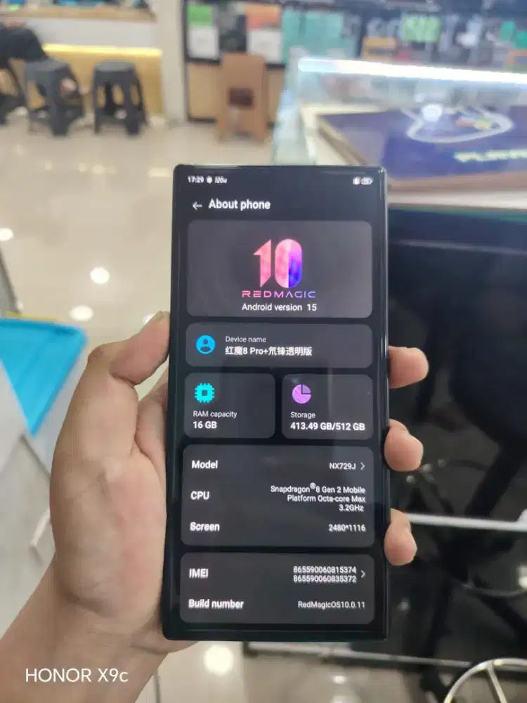 Nubia redmagic 8 pro + 16/512. Versi China