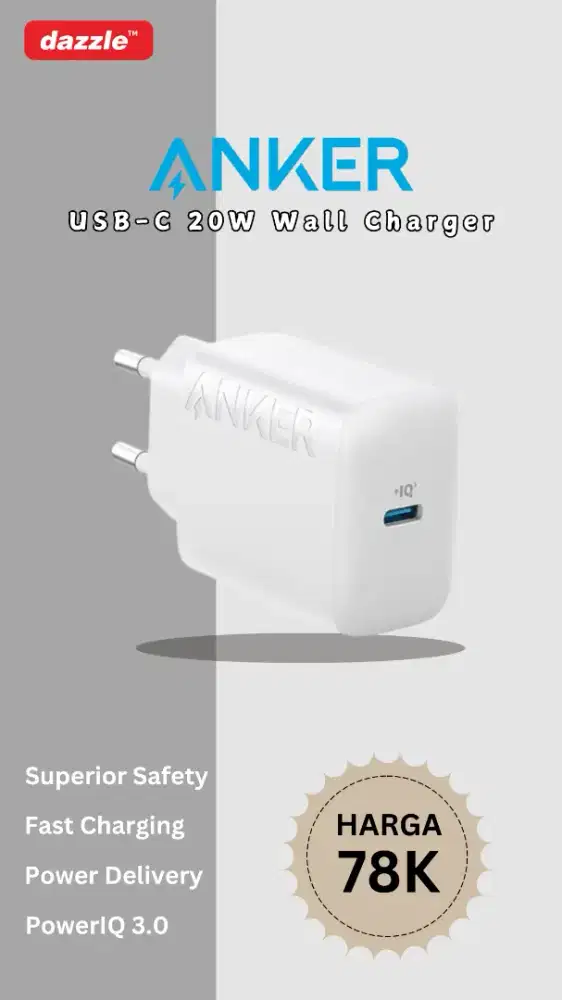 UGREEN WALL CHARGER TYPE C PORT 20W