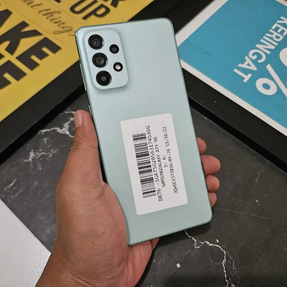 SAMSUNG GALAXY A73 5G 8/256 GB DUAL RESMI EX SEIN