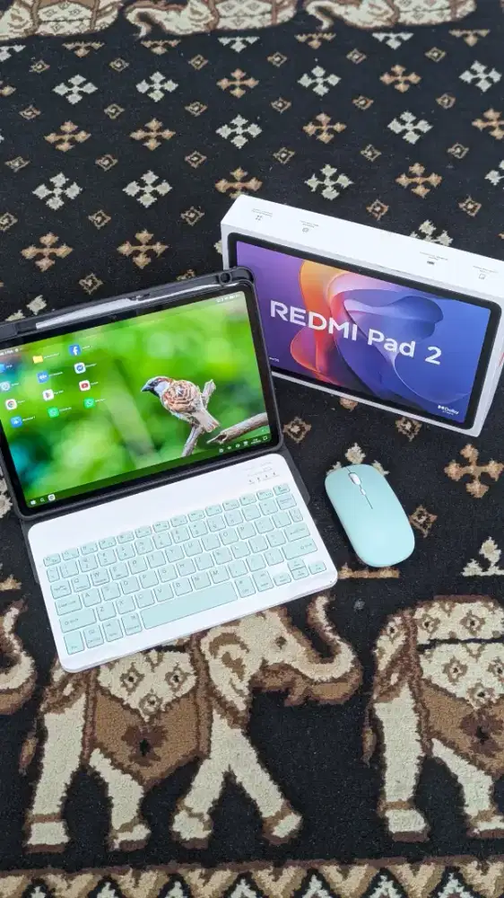Redmi Pad 2 4/128GB Mulus Satu Set
