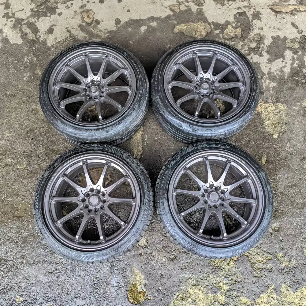 Velg Bekas r18 ce28 pcd 5×100/114 lebar 9,5/8,5 et35