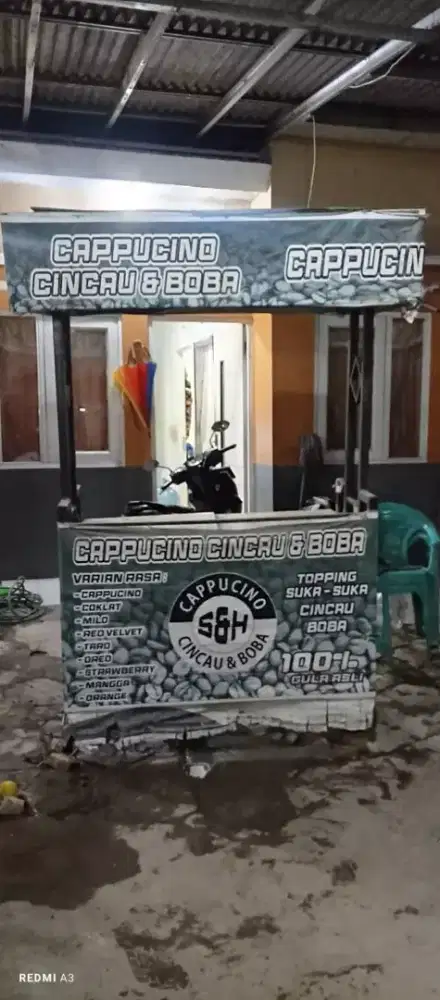 Booth Cappucino dan Boba