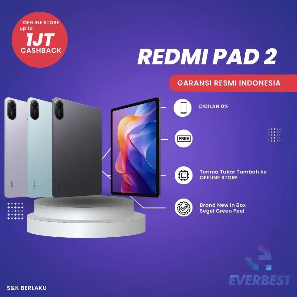 REDMI PAD 2 GARANSI RESMI