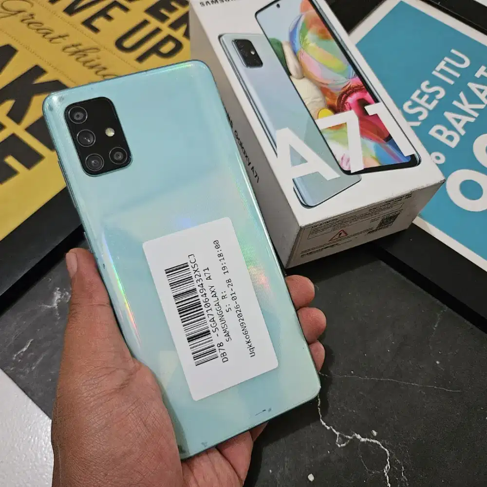 SAMSUNG GALAXY A71 8/128 GB WHITBOX DUAL RESMI EX SEIN