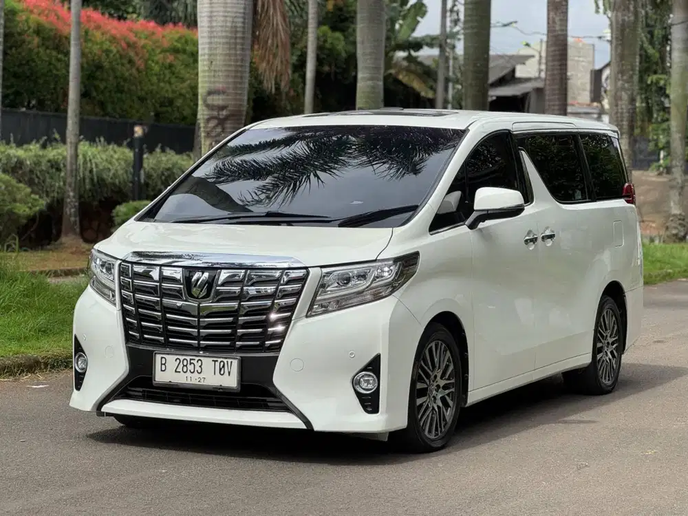 *Toyota Alphard G ATPM 2017 Putih Metalik*