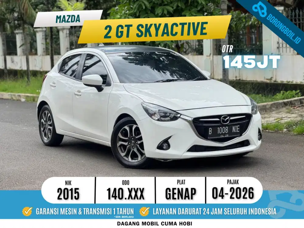 Mazda2 GT AT 2015 Putih