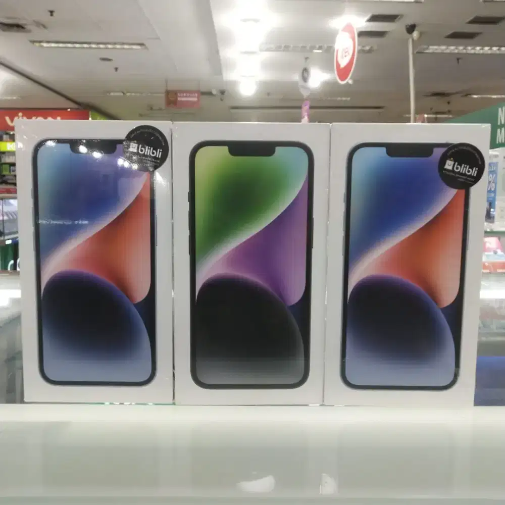 Iphone 14 128gb baru garansi Resmi Blibli / Tam