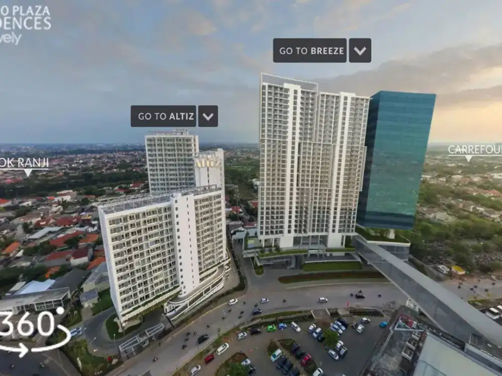 Apartemen Breeze Lantai rendah siap di sewakan