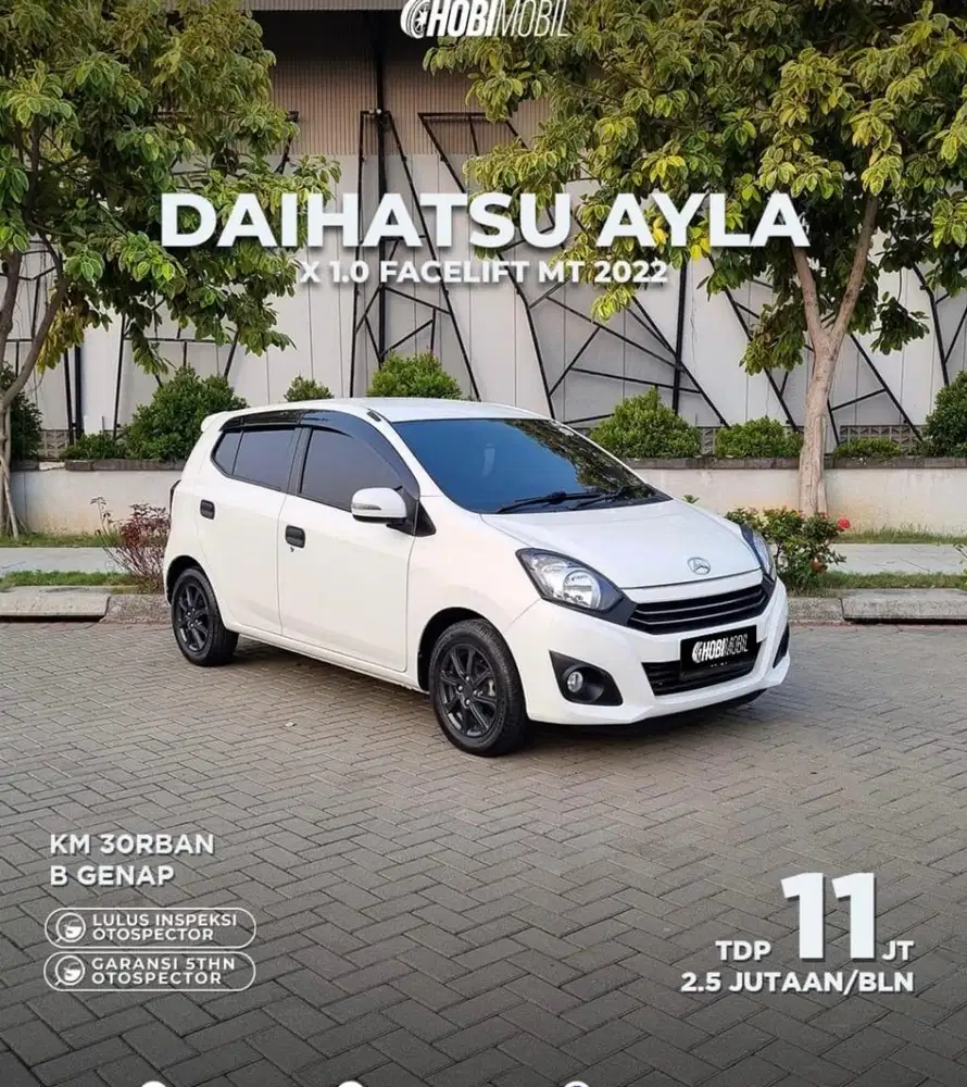Ayla X 1.0 Facelift MT Thn 2022