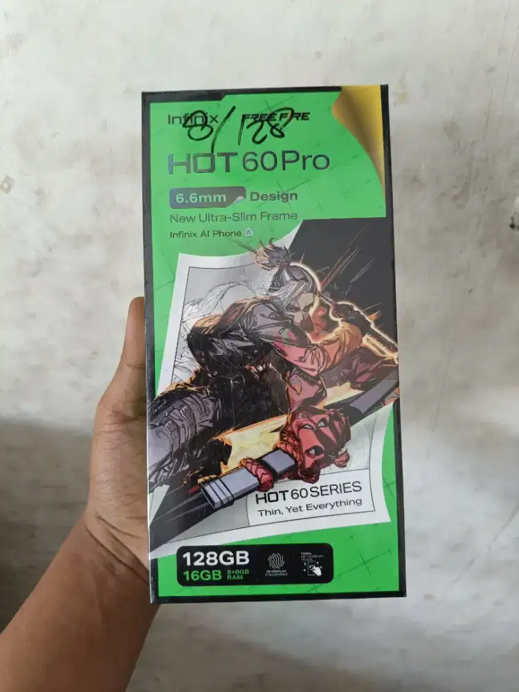 new infinix hot60 pro 8/128 garansi resmi