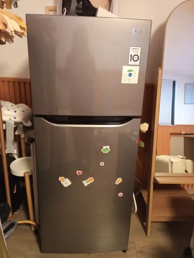 Jual kulkas LG 2 pintu no minus