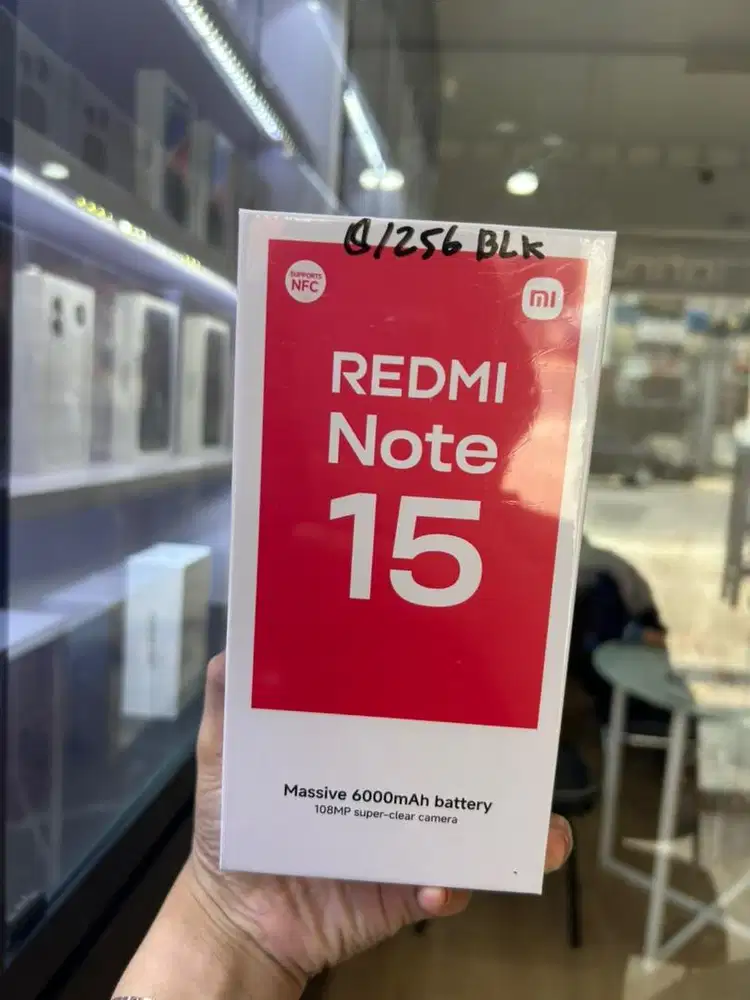 msi Redmi note 15 Ram 8/256gb baru garansi resmi nasional