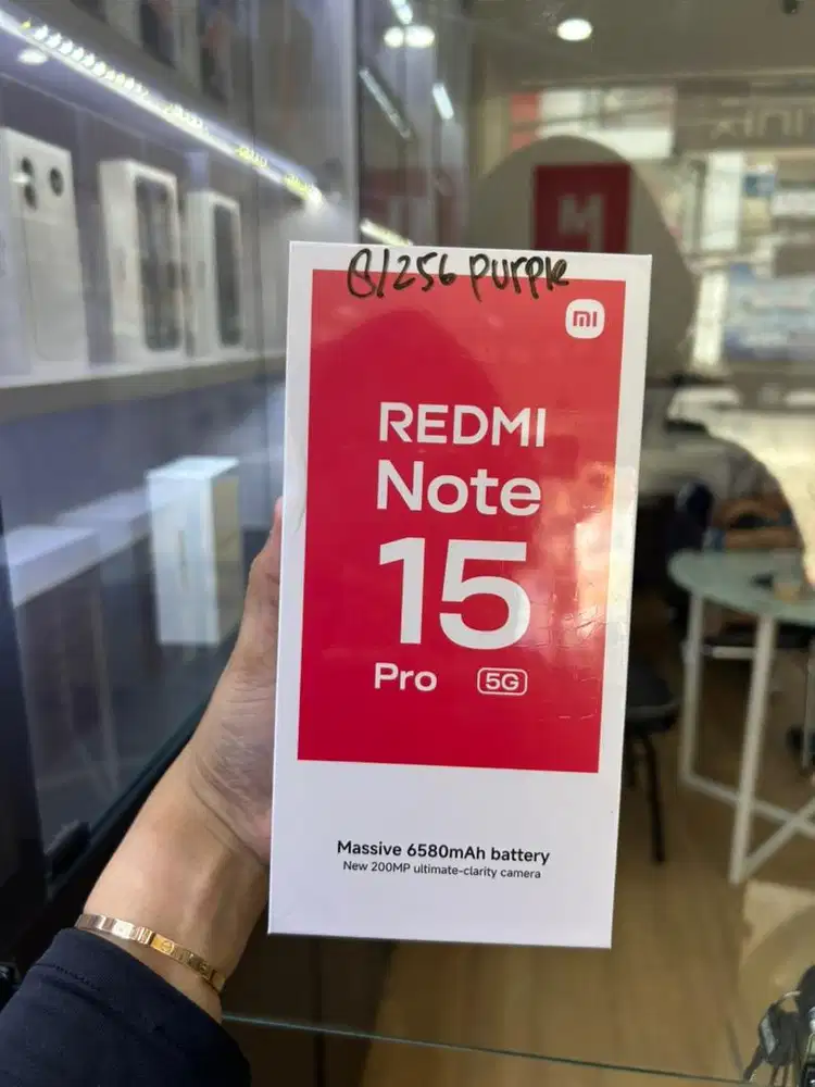 msi Redmi note 15 pro 5g Ram 8/256gb baru garansi resmi nasional