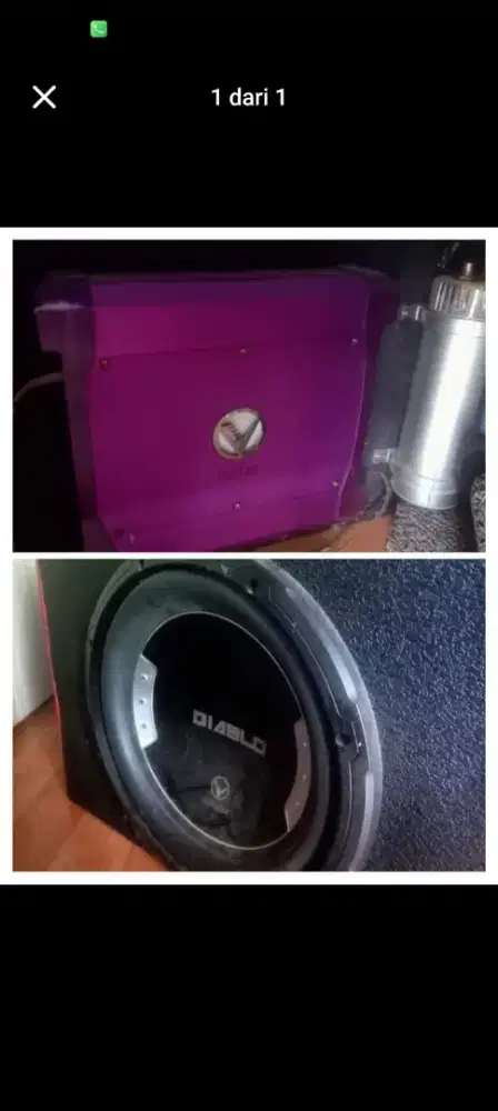 Subwoofer venom plus monoblok diablo