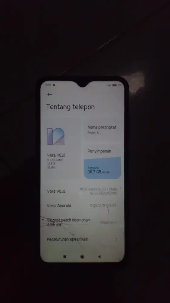 jual redmi 8 4/64