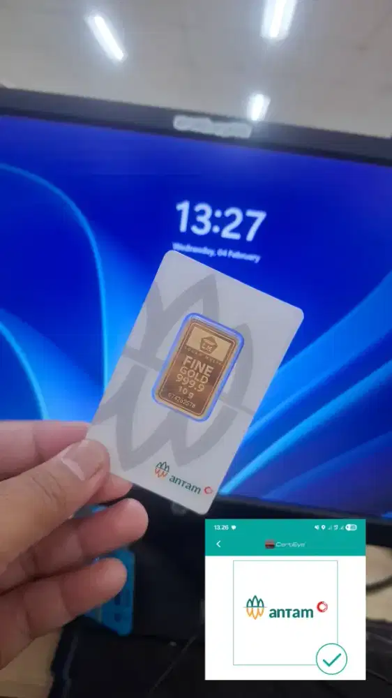 Dijual Antam RM 10Gr