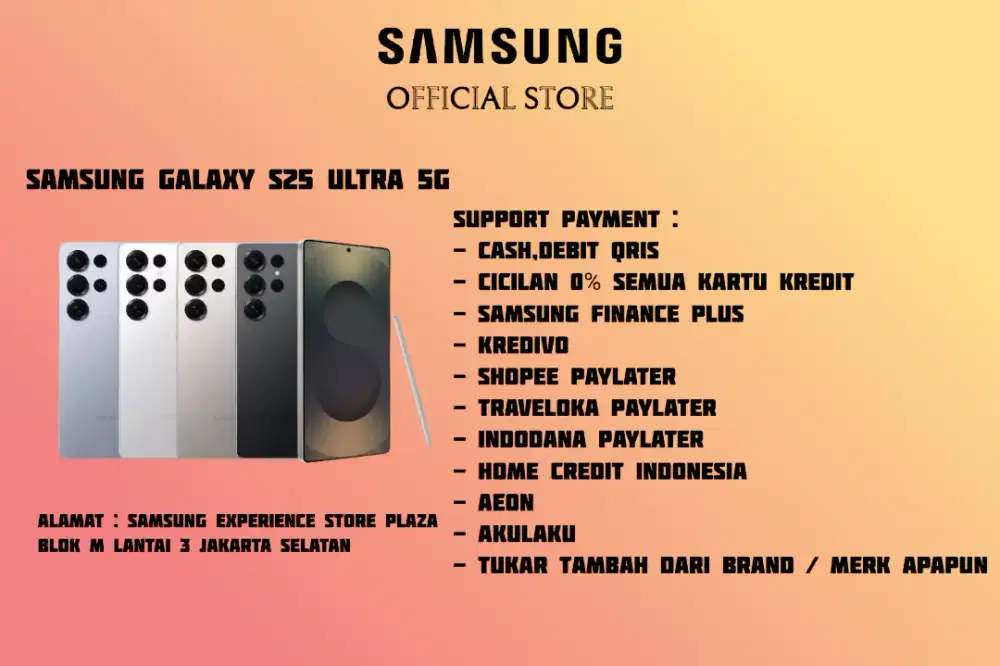 PROMO Samsung Galaxy S25 ULTRA 5G Garansi 100% Resmi SEIN