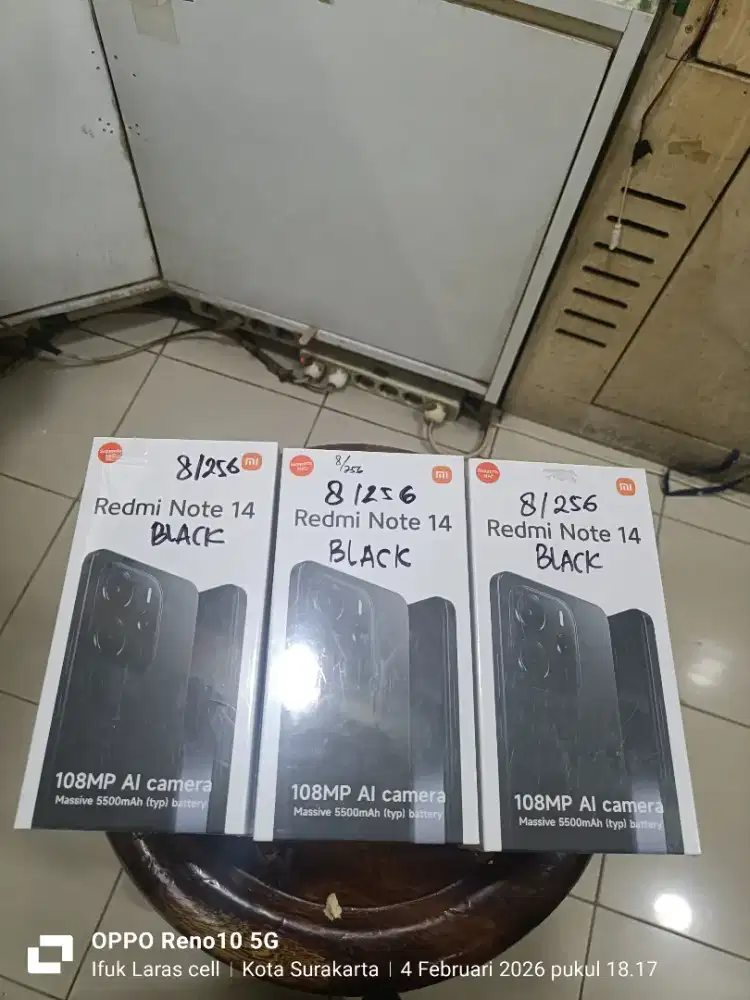 NOTE 14 4G 8/256 BARU FRESH NOREPACK
