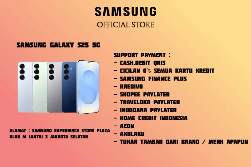 PROMO Samsung Galaxy S25 5G 256GB Garansi 100% Resmi SEIN