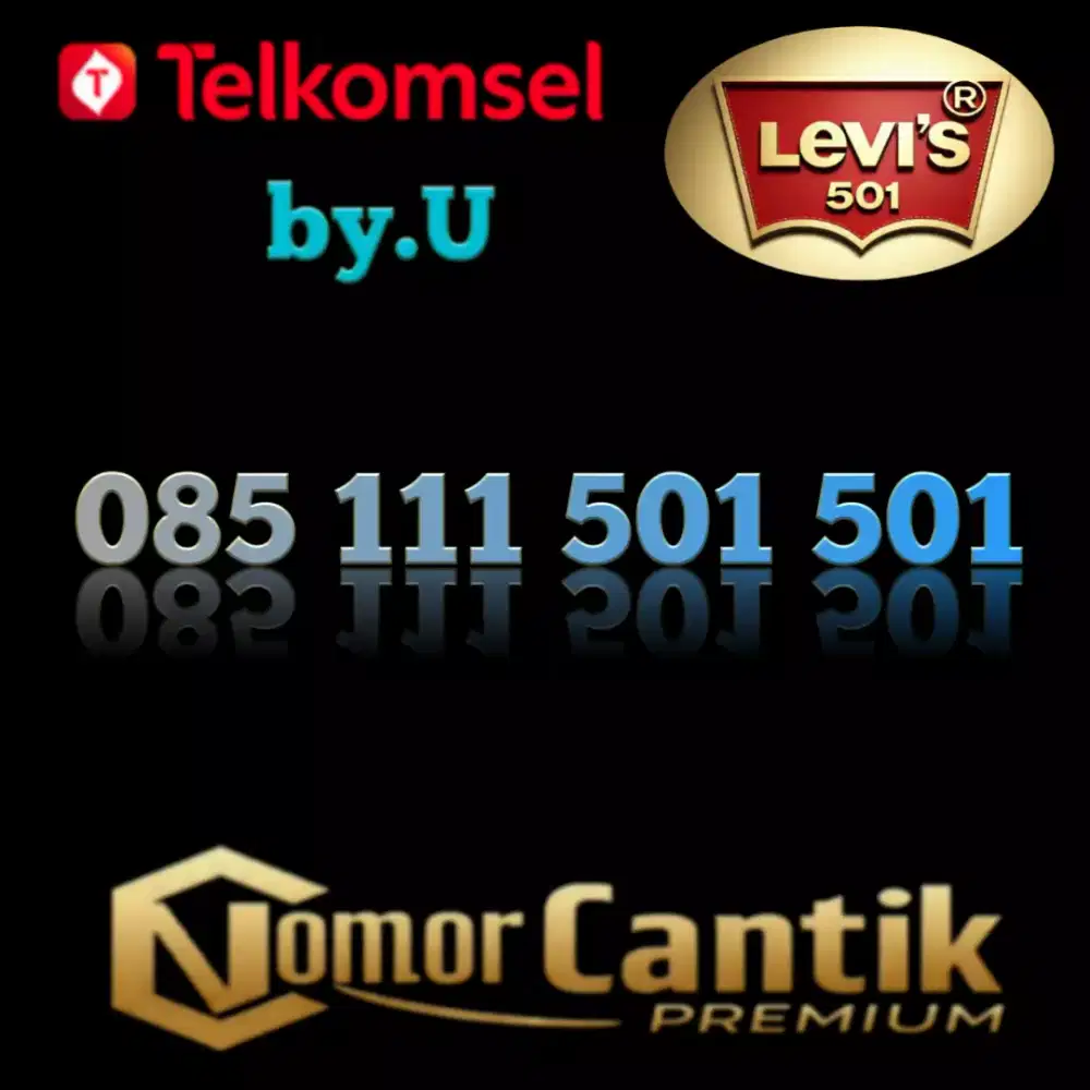 Nomor Cantik Exsclusive Berkarakter Telkomsel Byu 501