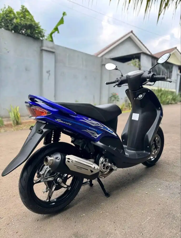 (Mio smile 2012 warna biru Rubah sporty full ori )