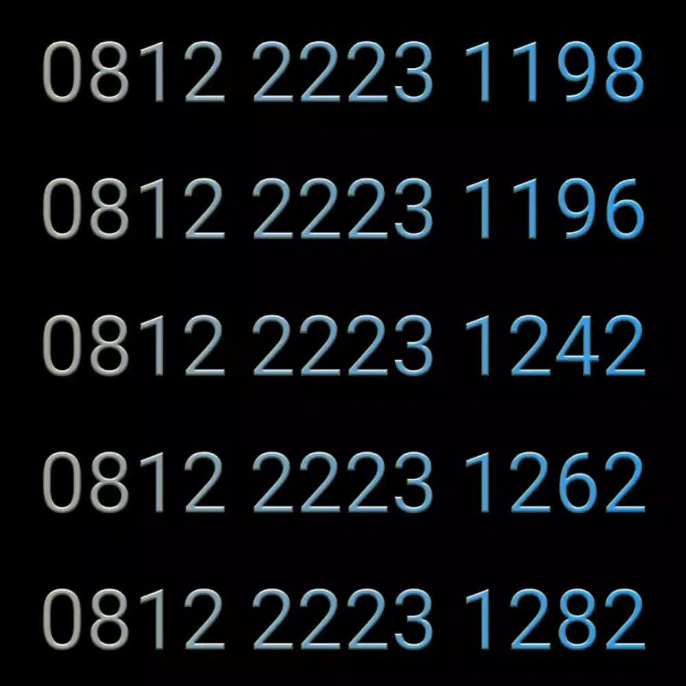 Telkomsel Sakti Combo Nomor Cantik Kuartet 2222