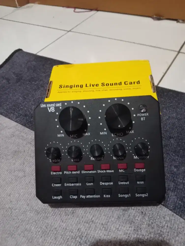 Sound card v8 bluotut