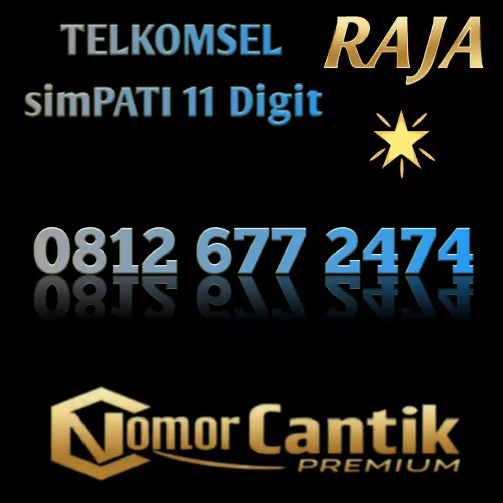 Nomor Cantik simPATI 11 Digit Spesial 0812 Exsclusive Varian RAJA