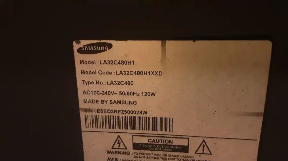 TV Samsung 32 inchi BEKAS