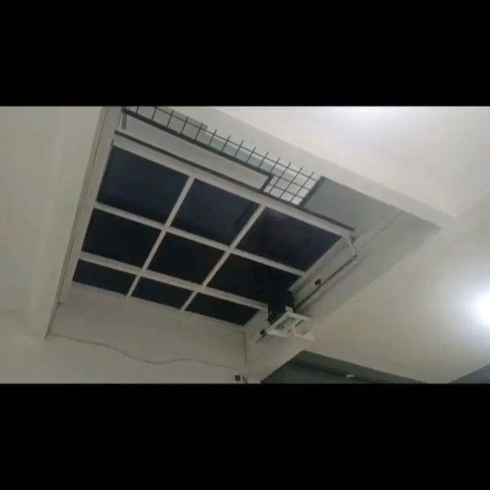 kanopi sliding manual dan otomatis atap solarflat