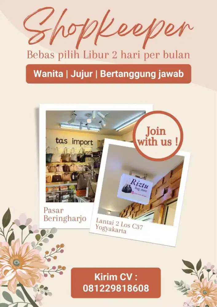 Pramuniaga Tas Import