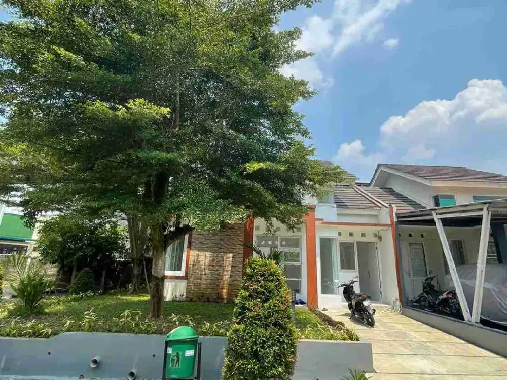 DIJUAL RUMAH CANTIK POSISI HOOG DI PERUMAHAN KIRANA RESIDENCE RANCABUNGUR BLOK G, DEKAT ATANG SANJAYA, BOGOR