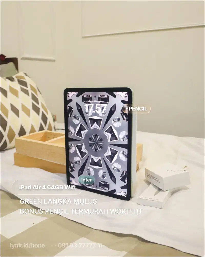iPad Air 4 64GB GREEN LANGKA MULUS BANGET BONUS PENCIL TERMURAH LAYAK