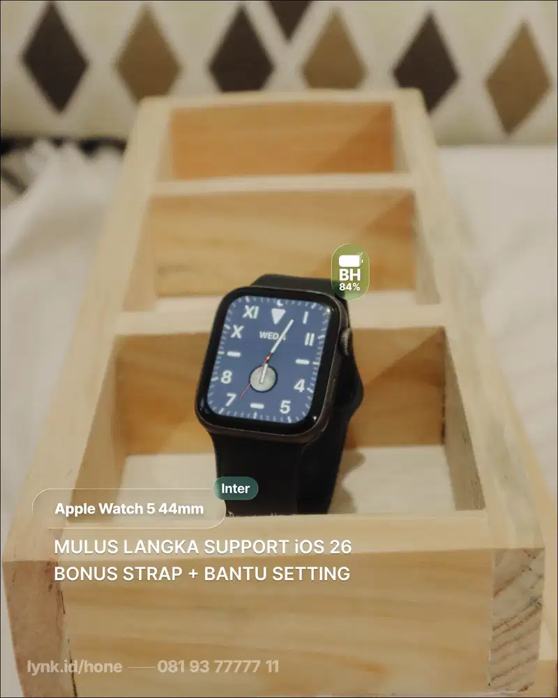 Apple Watch Series 5 44mm NORMAL MULUS MURAH BANGET BONUS STRAP