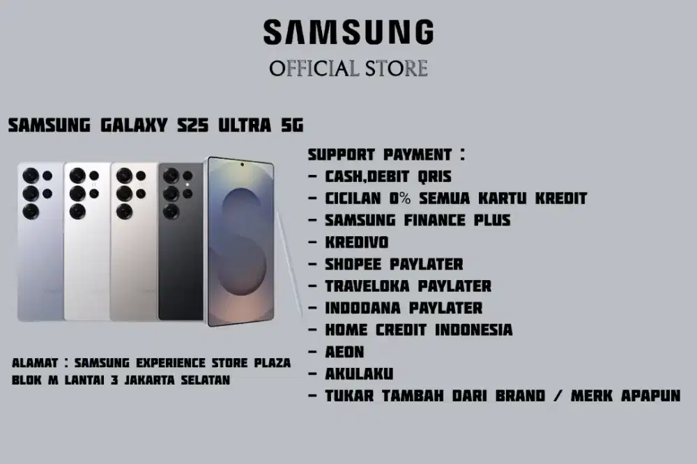 PROMO Samsung Galaxy S25 Ultra 5G Garansi 100% Resmi SEIN