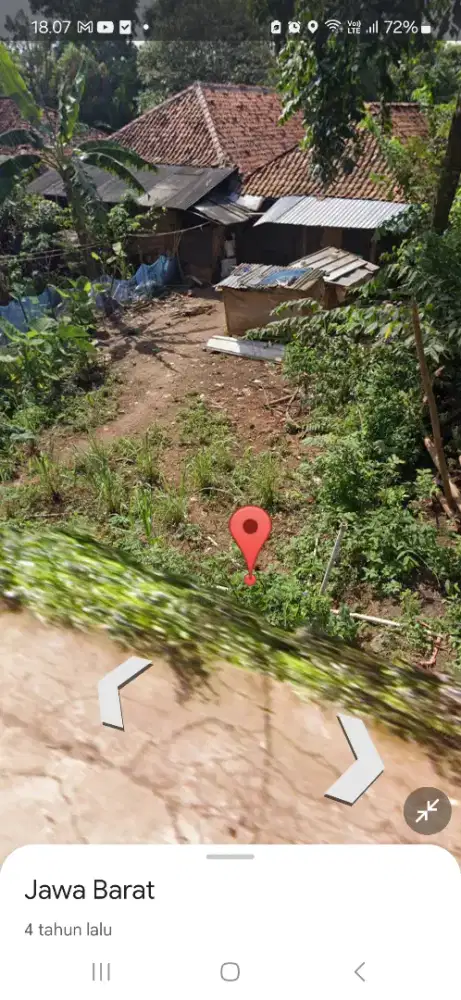 Tanah kontrakan strategis samping lapangan golf