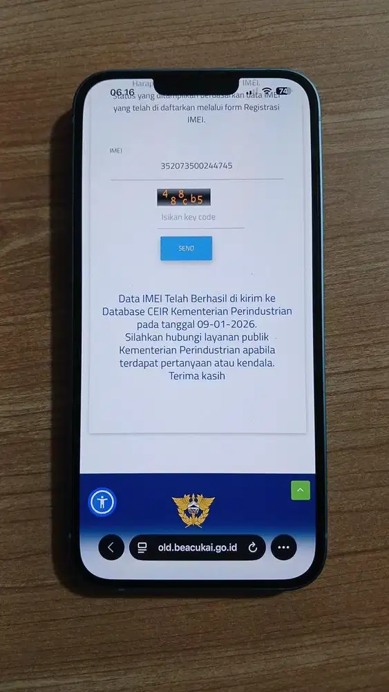 Iphone 14plus 256gb beacukai