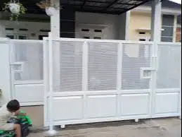 pagar rumah plat bolong anti karat holow galvanis