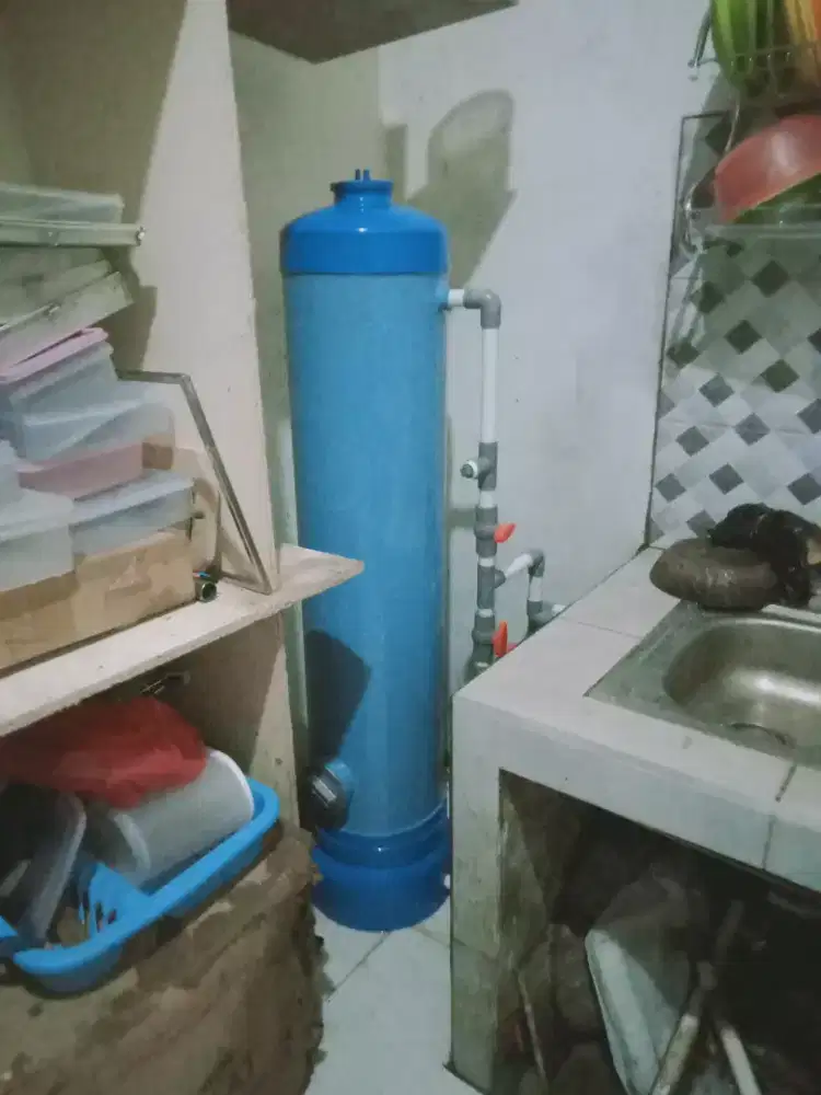 Promo Filter penjenih air bahan PVC 8Inc Tinggi Kumplit,Media Super
