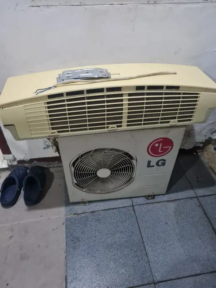 AC 1PK bekas indoor panasonic, outdoor LG