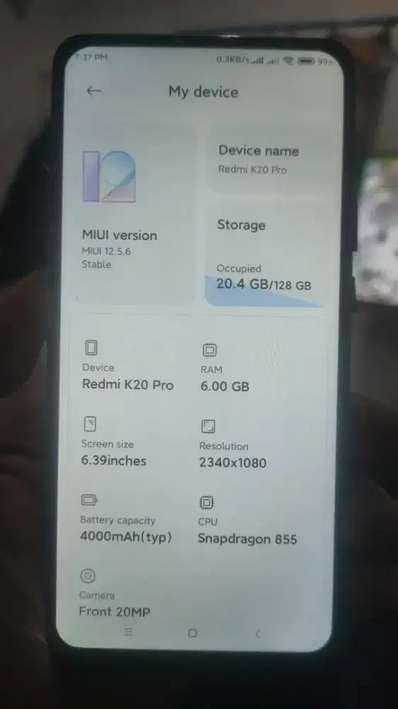 redmi K20 pro NFC 6/128