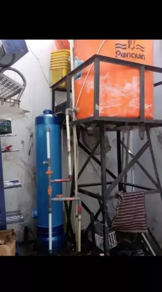 Promo Filter penjernih air PVC 8INC Tinggi Kumplit dan Media Super