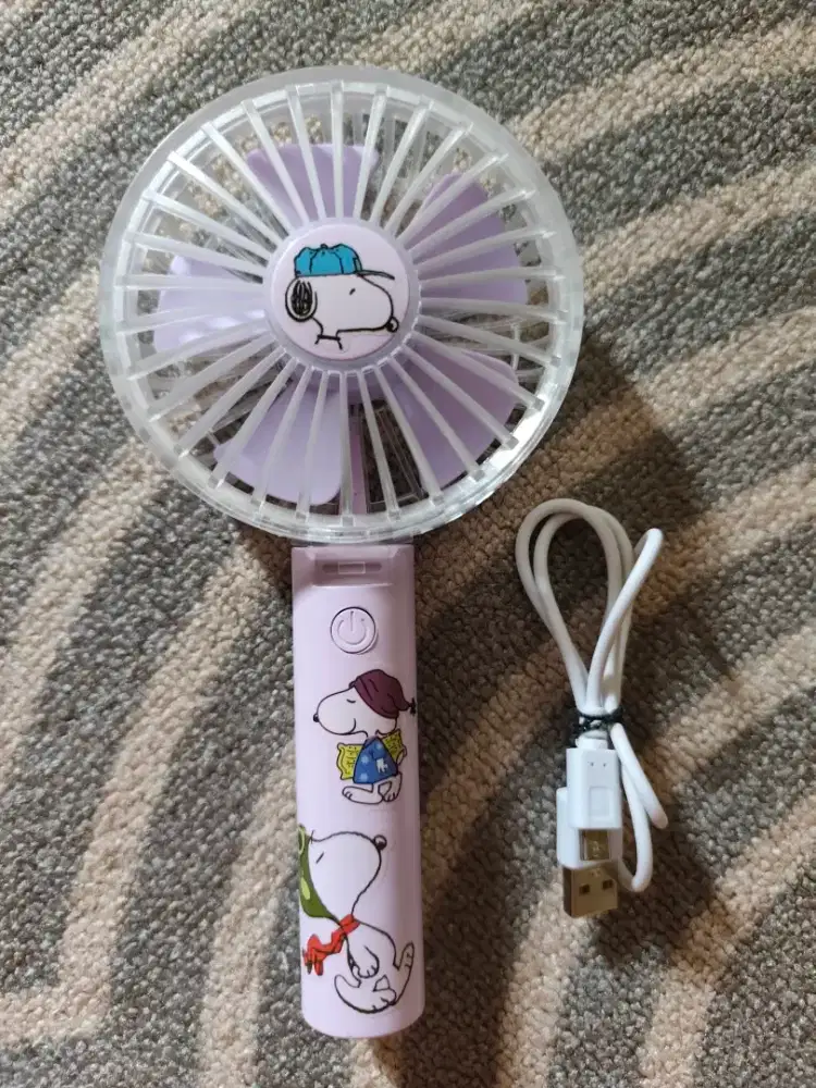 Kipas Angin Mini Fan Lipat Portable Miniso Preloved