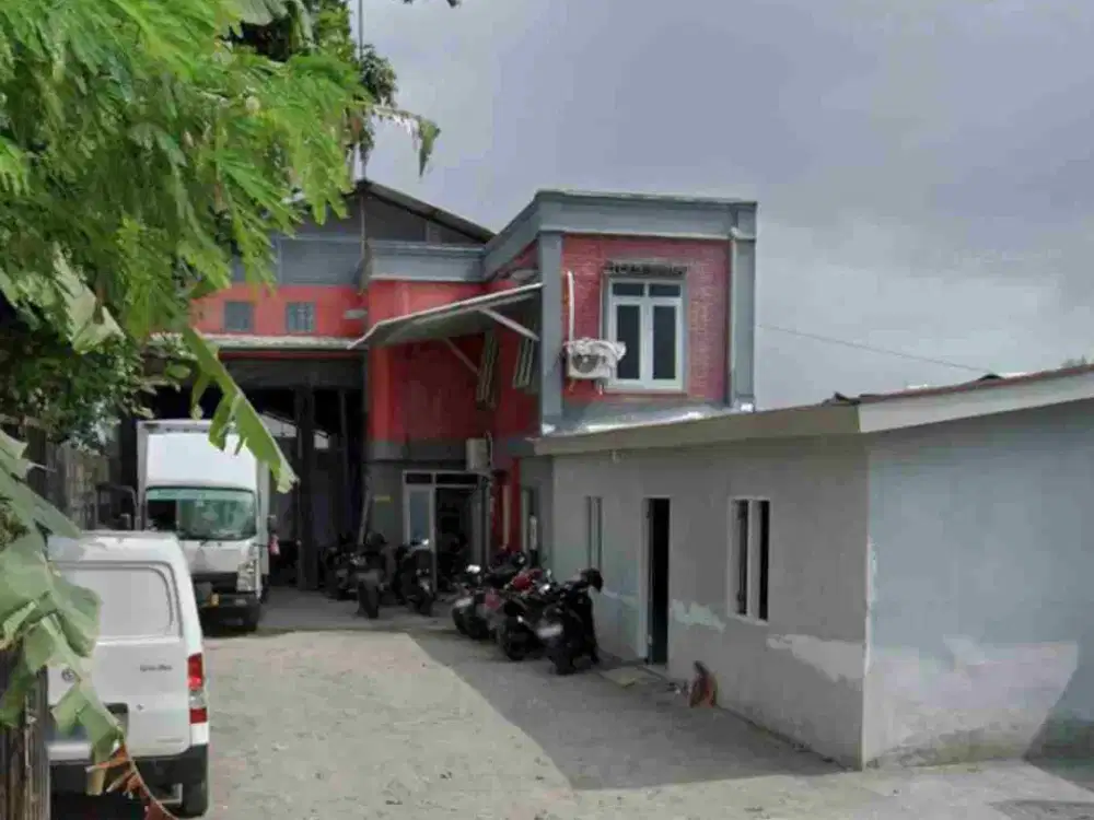 Gudang Rangka Baja Dan Kantoran Tanah Luas Strategis Di JL. Godean km 8