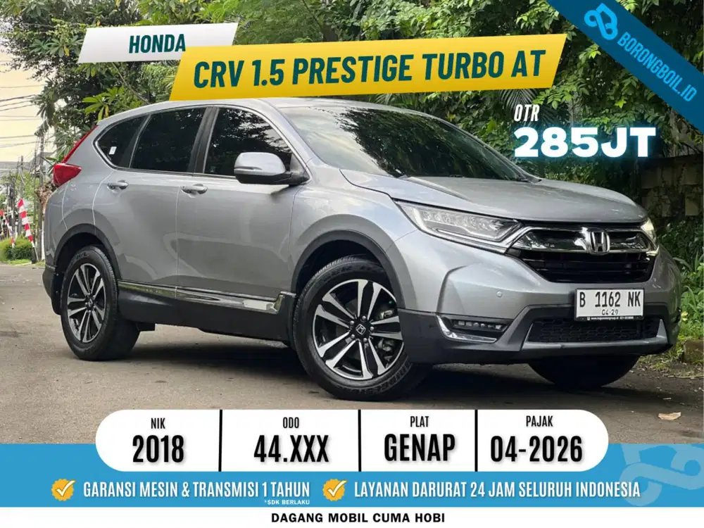 Honda CRV 1.5 Turbo Prestige AT 2018 LOW KM
