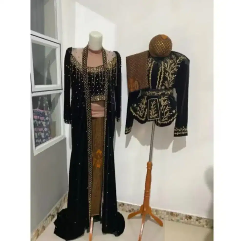 Baju pengantin Jawa set pria