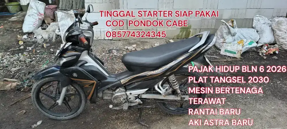 Motor Jupiter Z 2011 pajak hidup 2030 tarikan kencang