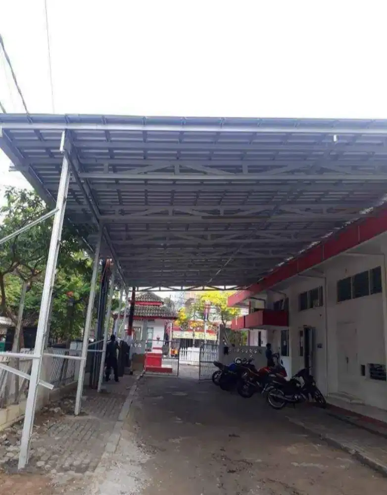 Pasang baja ringan atap spandek