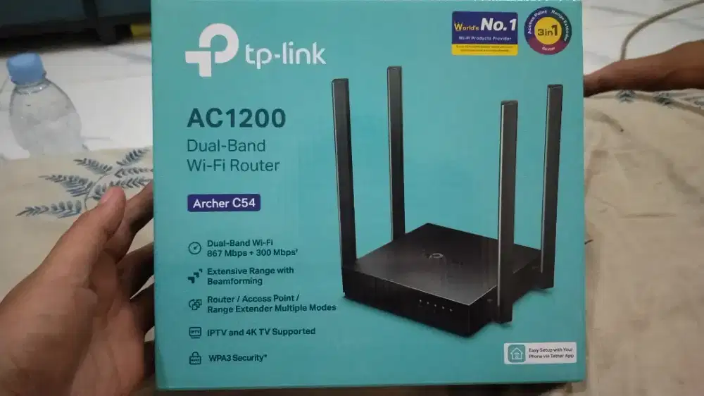 TP LINK AC1200 DUAL BAND WIFI ROUTER